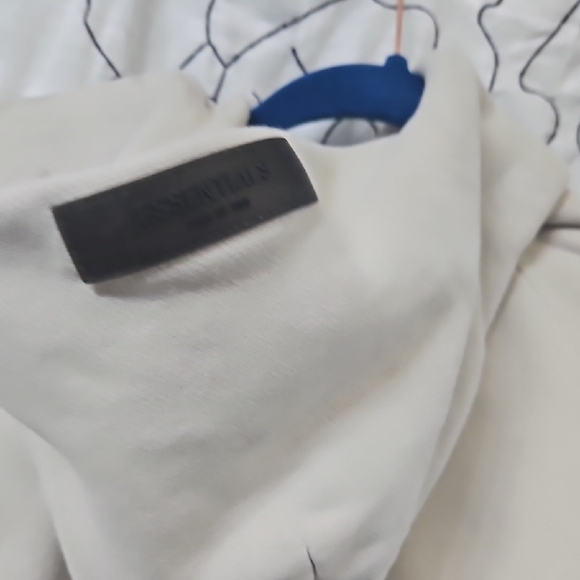 Essentials Cream Hoodie - Picture 4 of 8